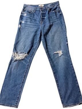 pistola Distressed Blue Jeans
